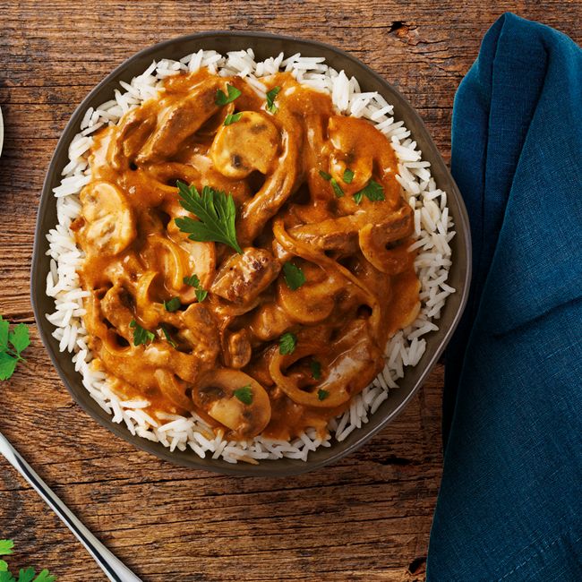 Continental's Simple Beef Stroganoff