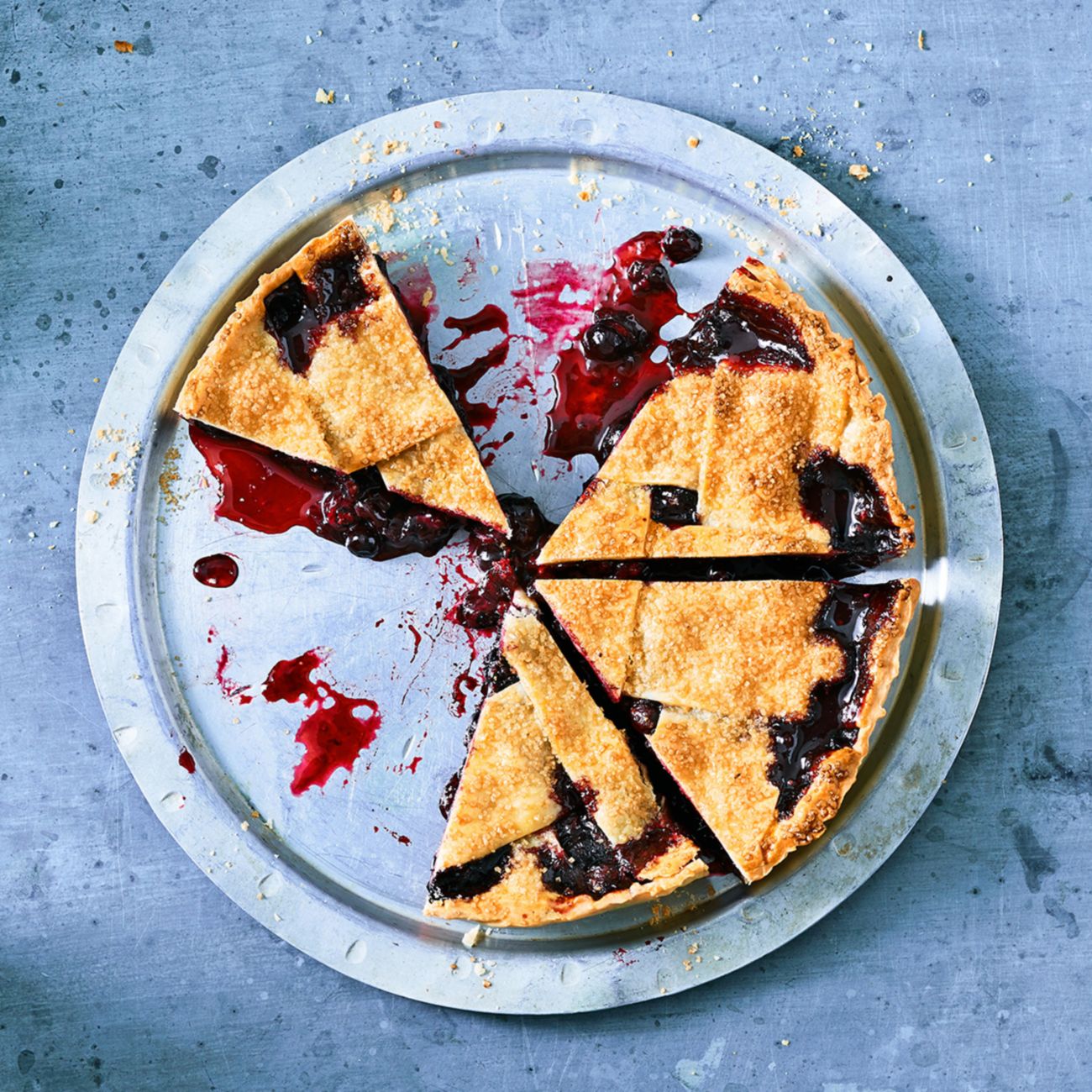 Easy blueberry pie
