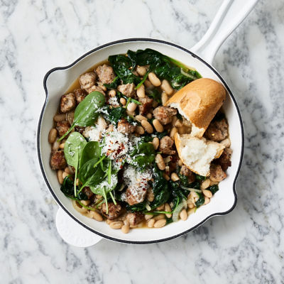 Greens, Beans and Sausage Stew