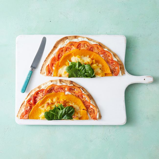 Healthier Rainbow Pizzas
