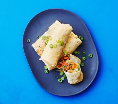 Omelette spring rolls