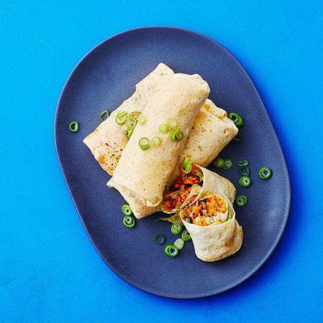 Omelette Spring Rolls