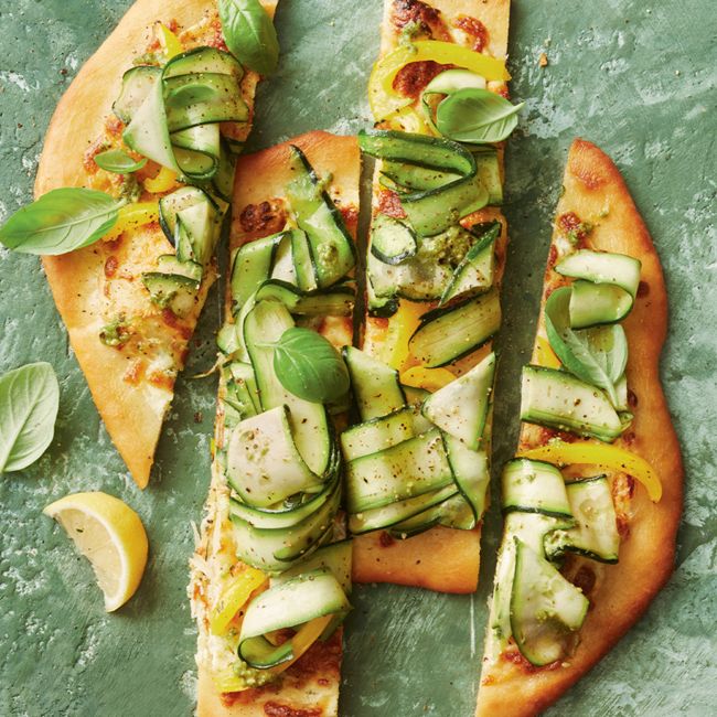 Zucchini Pizzas
