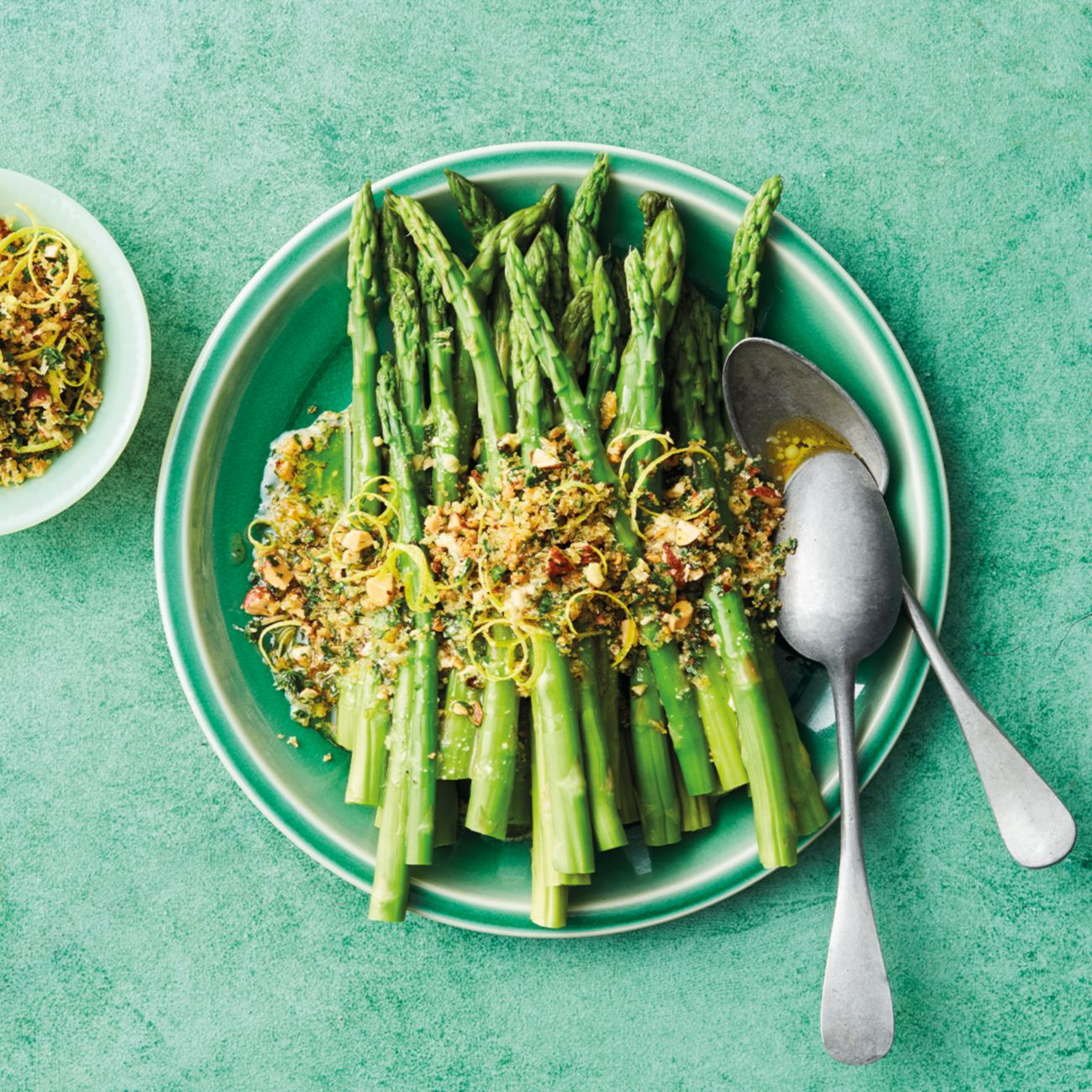 Asparagus with Lemon & Almond Crumb Recipe | Woolworths-image