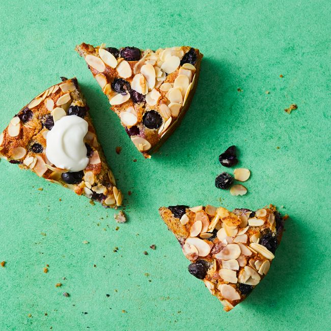 Easy Gluten-Free Blueberry & Ricotta Cake