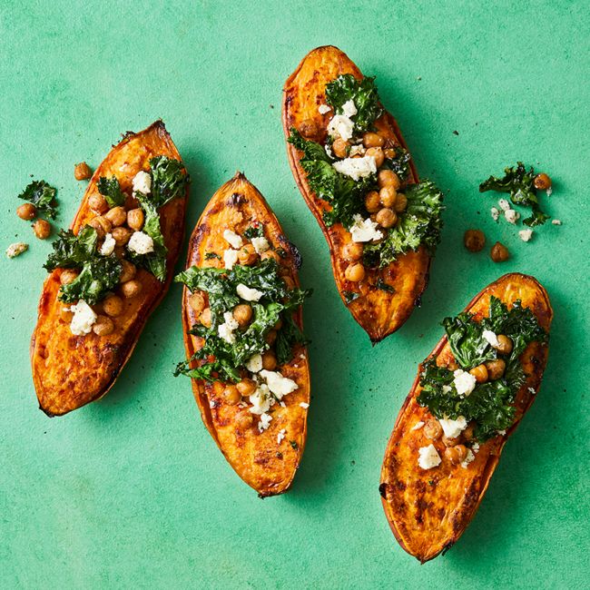Loaded Sweet Potatoes