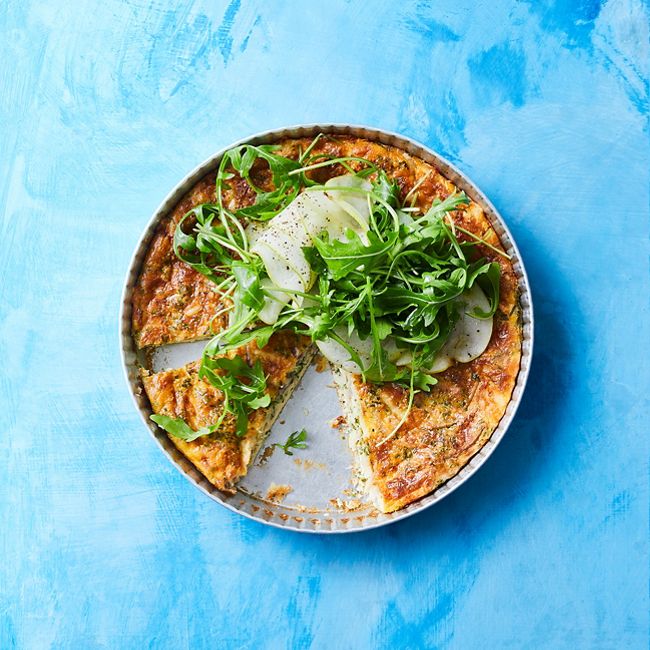 Easy Cheese & Herb Impossible Quiche