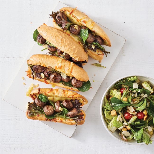 Easy Meatballs Subs