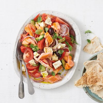 Greek-Inspired Salmon Salad