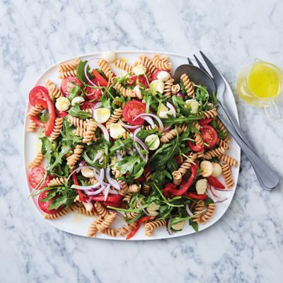 Grilled Capsicum & Pasta Salad