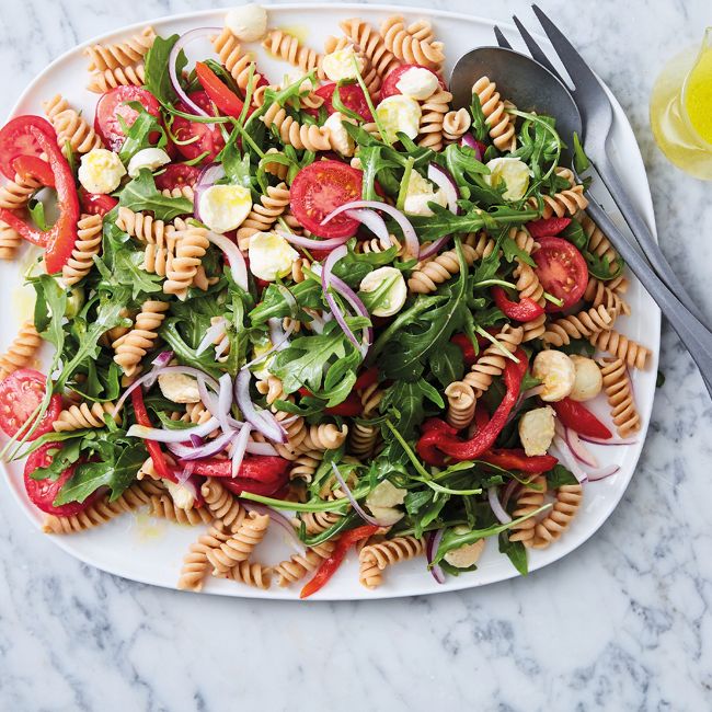 Grilled Capsicum & Pasta Salad