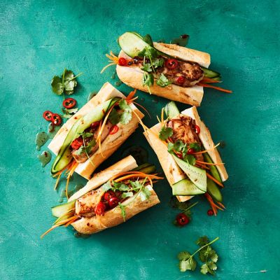 Lemongrass Chicken Baguettes