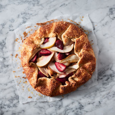 Pear & Strawberry Galette