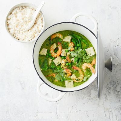 Prawn, Tofu & Pea Curry