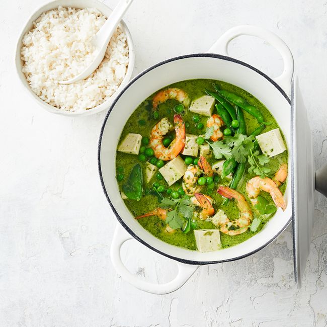 Prawn, Tofu & Pea Curry