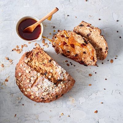 Spiced Buckwheat & Oat Soda Bread
