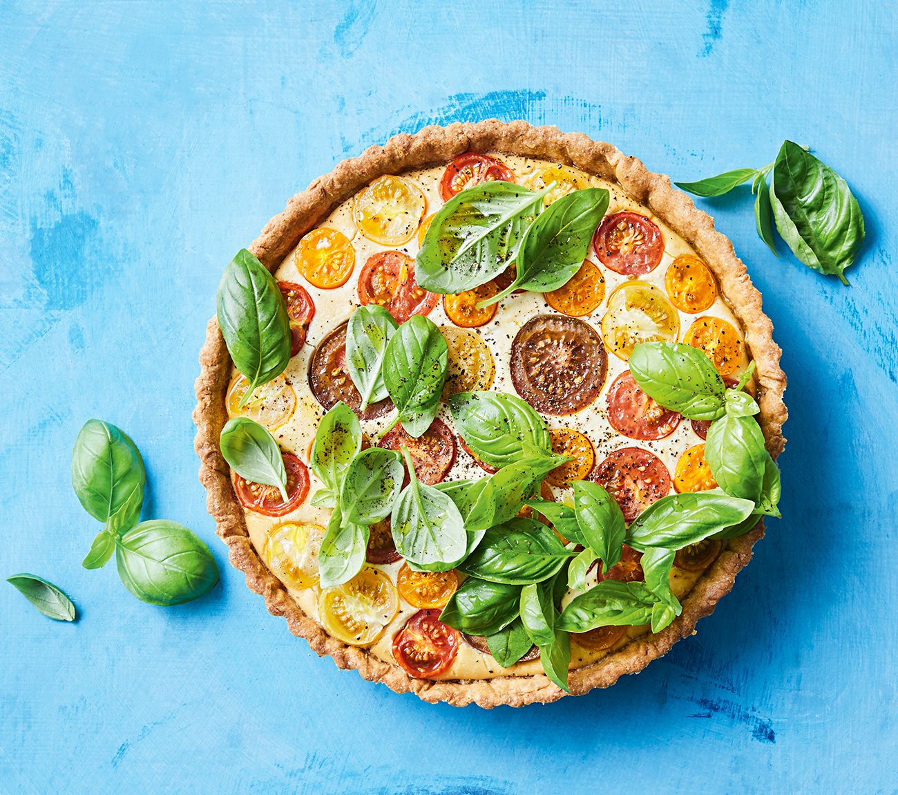 Vegan Mixed Tomato Basil Quiche Recipe Woolworths