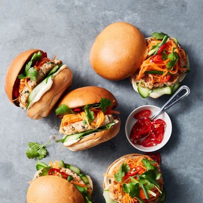 Banh Mi Chicken Burgers