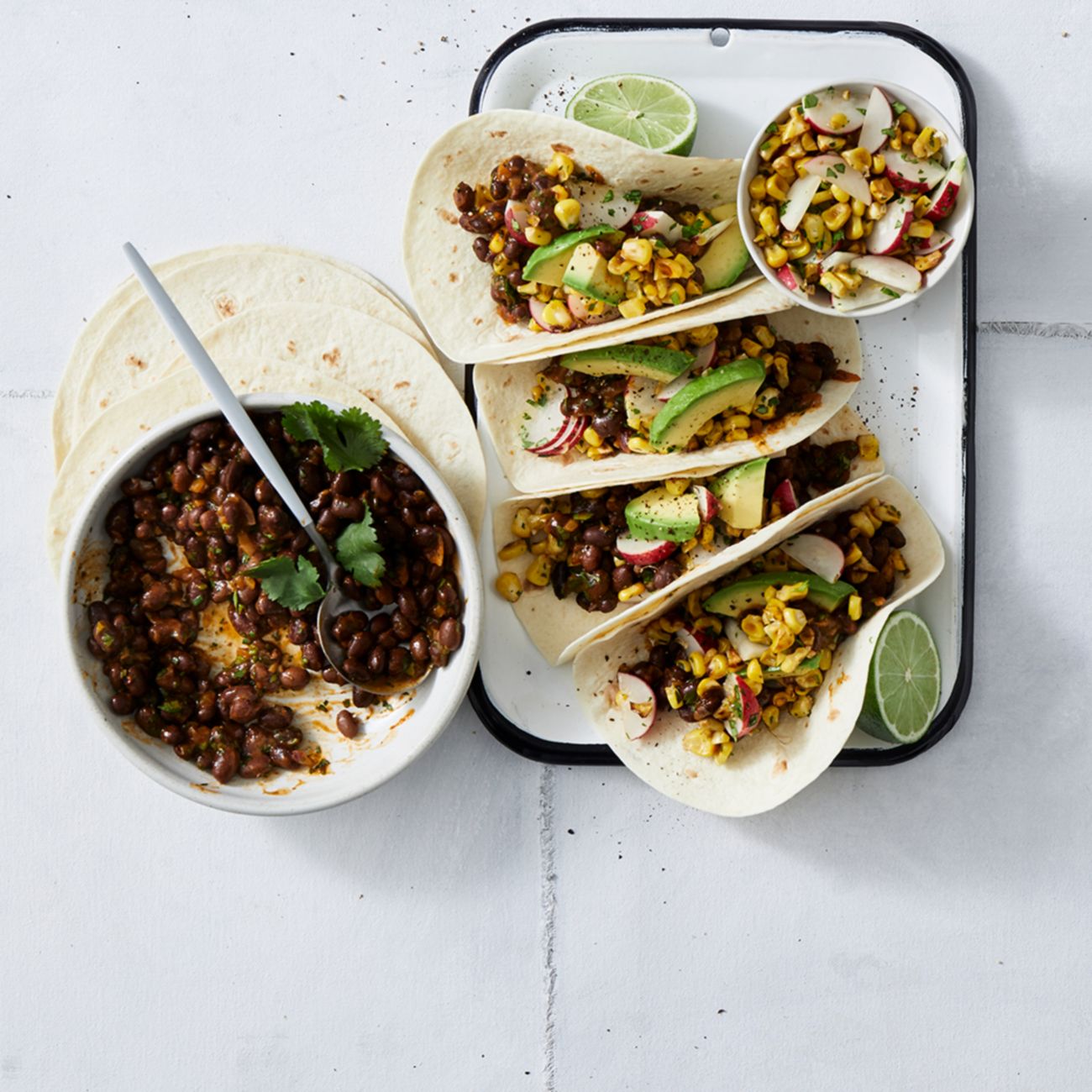 Black Bean and Corn Tacos