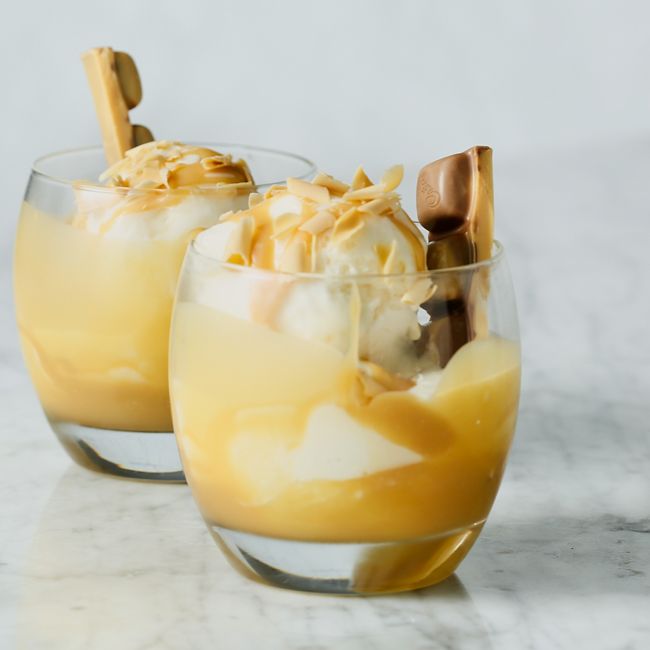 Caramilk Ice-Cream Sundaes