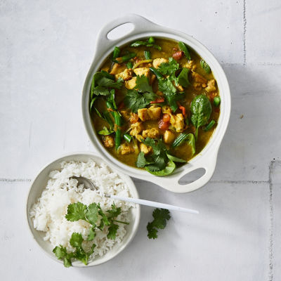 Fragrant Coconut Chicken & Green Bean Curry