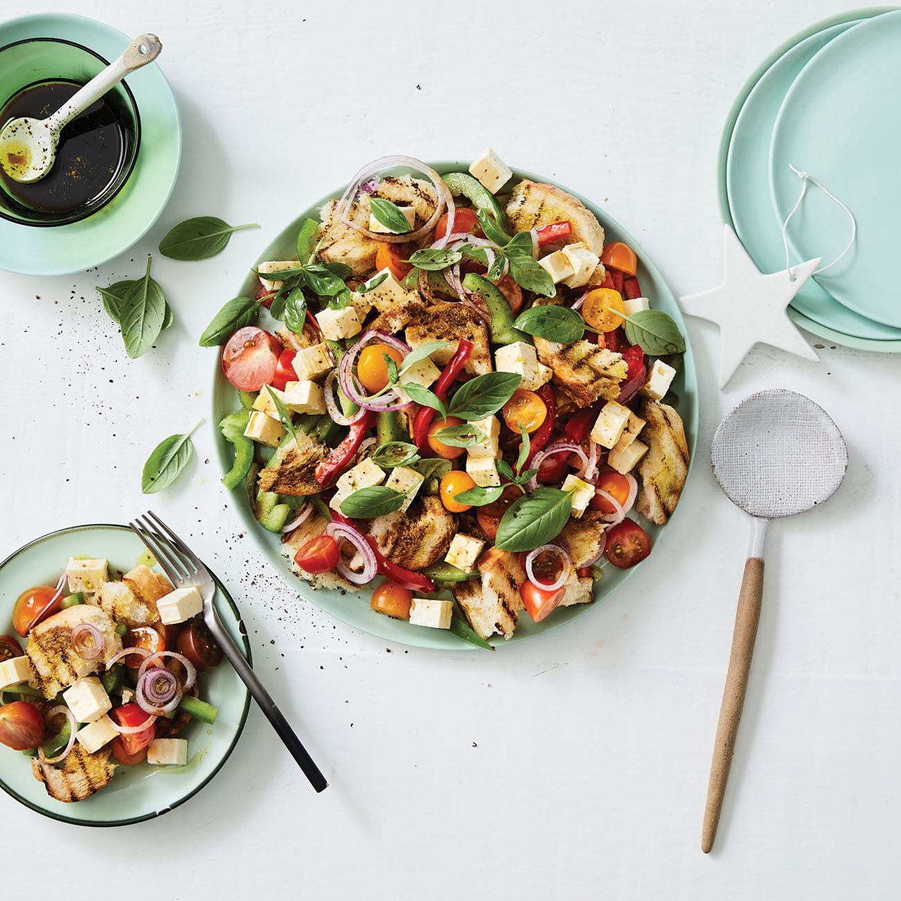 Grilled Sourdough Panzanella