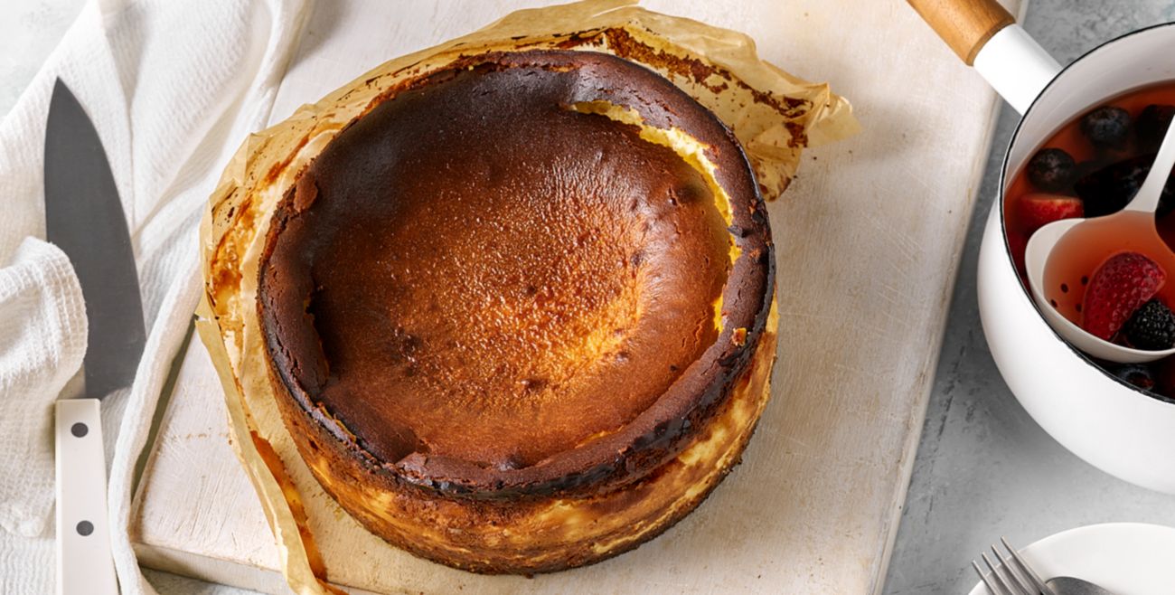 White Chocolate Basque Cheesecake With Berries Recipe Woolworths