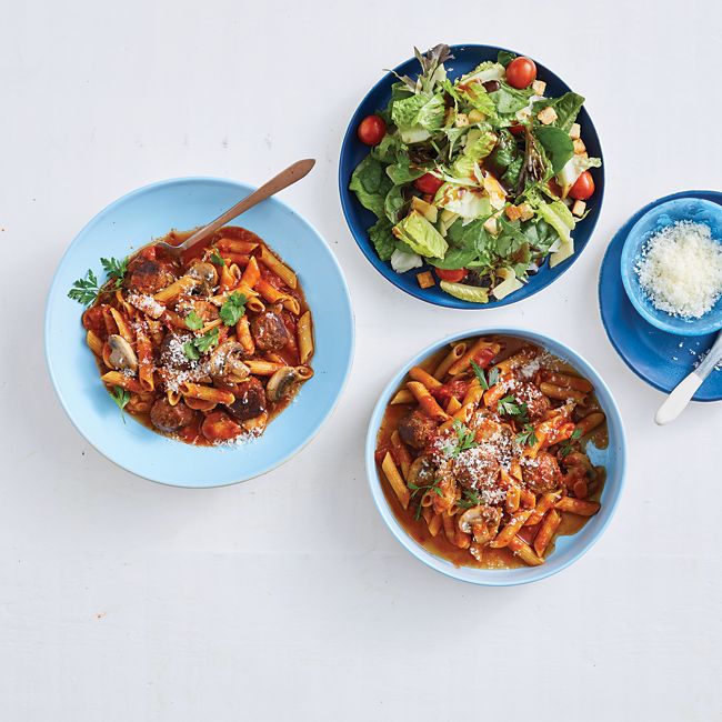 Easy Pulse Pasta With Meatballs