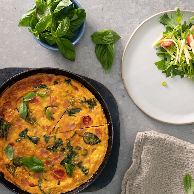 Ham, Cheese & Veggie Frittata