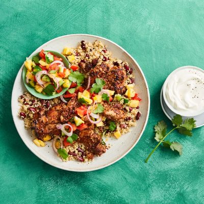 Jerk Chicken With Pineapple Salsa