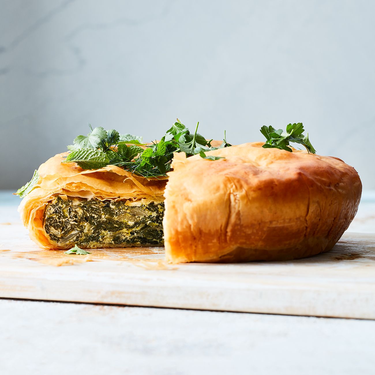 Leftover Greens Filo Pie Recipe Woolworths