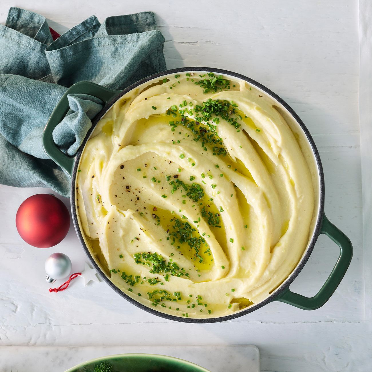 Mashed Potato With Olive Oil and Chives