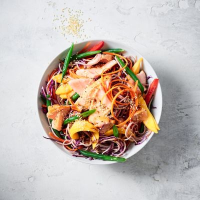 Salmon, Mango & Soba Noodle Salad