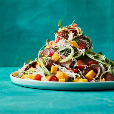 Thai-Style Beef And Mango Noodle Salad