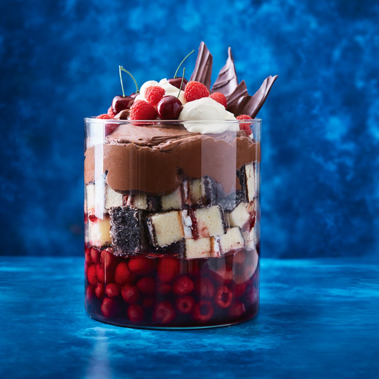 Cherry & Raspberry Lamington Trifle