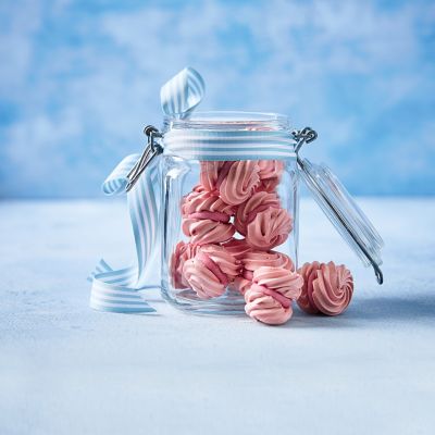 Cranberry Meringue Kisses