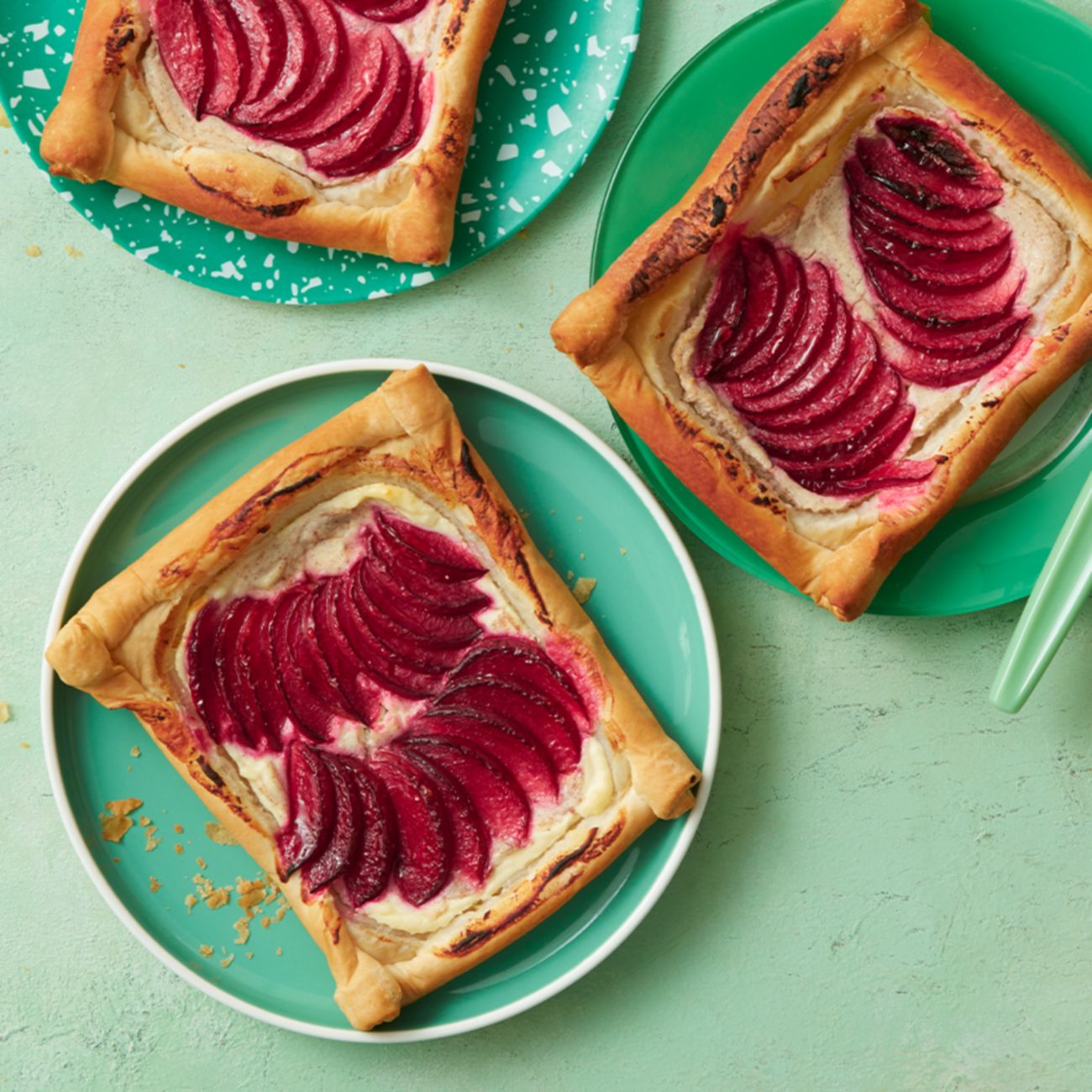 Filo Plum Tarts