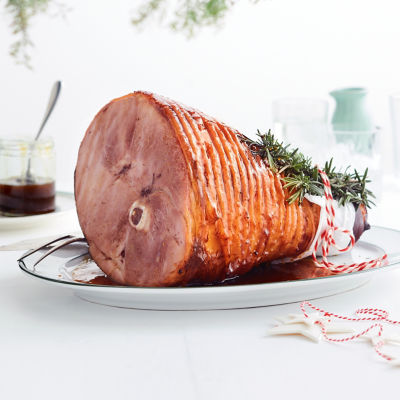 Maple-Glazed Ham With Rosemary 
