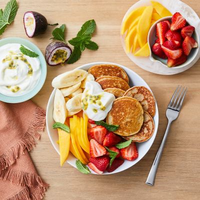 Pancake Bowls With Summer Fruit