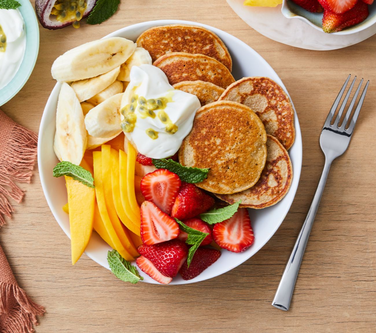 Pancake Bowls With Summer Fruit Recipe | Woolworths