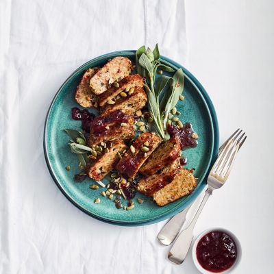 Plant-Based Christmas Roast With Cranberry Glaze