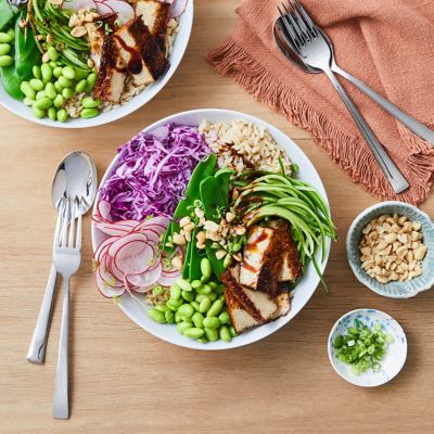Satay Tofu & Rice Bowls