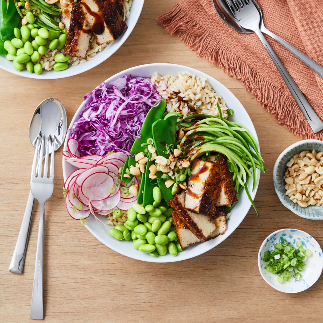 Satay Tofu & Rice Bowls Recipe Woolworths