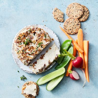 Vegan Walnut & Lemon Thyme Cheese