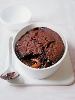 Pear & Choc Self-saucing Pudding