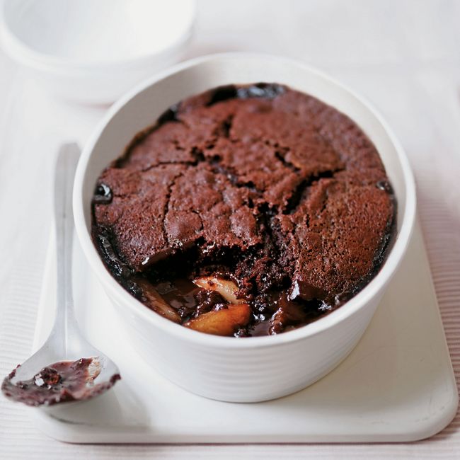 Pear & Choc Self-saucing Pudding