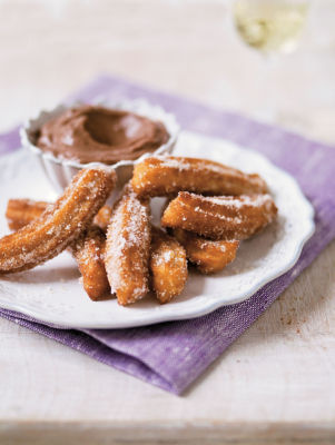 Chocolate Pots With Churros