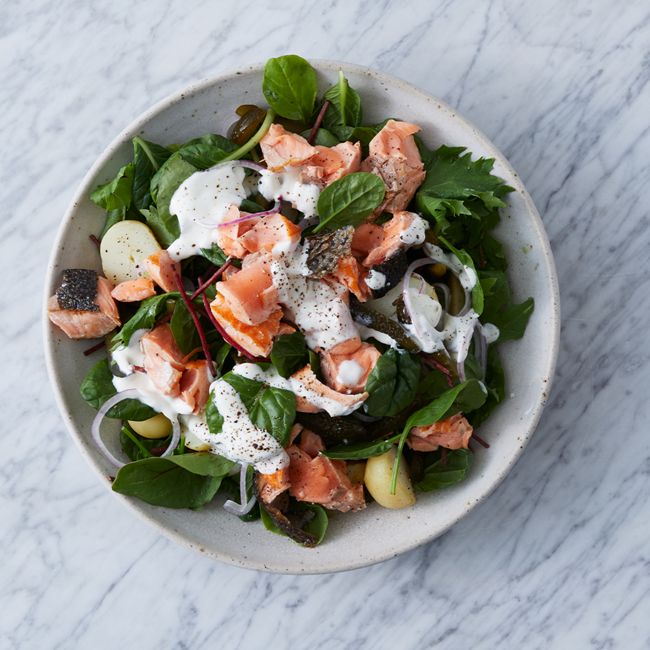 Quick Salmon & Potato Salad