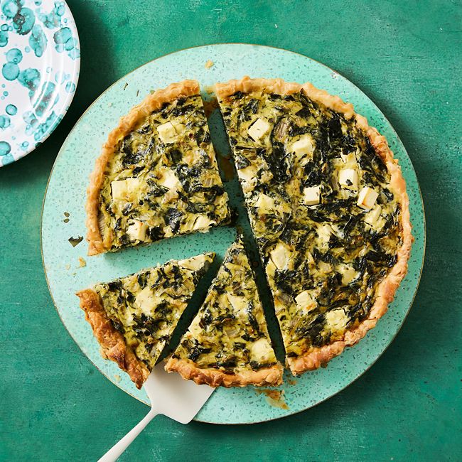 Cheesy Silverbeet Tart 