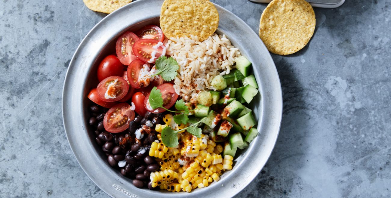 MexicanInspired Black Bean & Brown Rice Bowl Recipe Woolworths